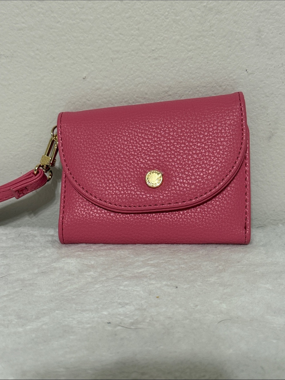 Steve Madden Pink Pebbled Leather Wristlet Wallet - Unbranded